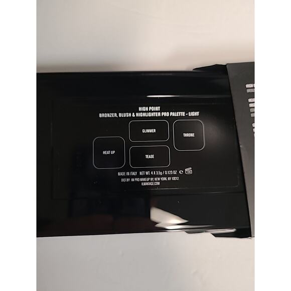 IL Makiage High Point Bronzer Blush Highlighter Pro Palette Light NEW - Picture 5 of 8